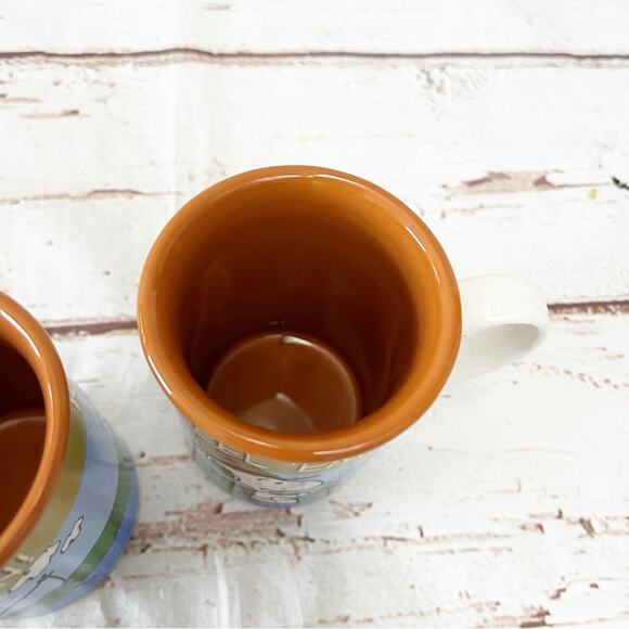 PEANUTS Vintage 2011 Charlie Brown Snoopy Fishing Mugs - Picture 6 of 7